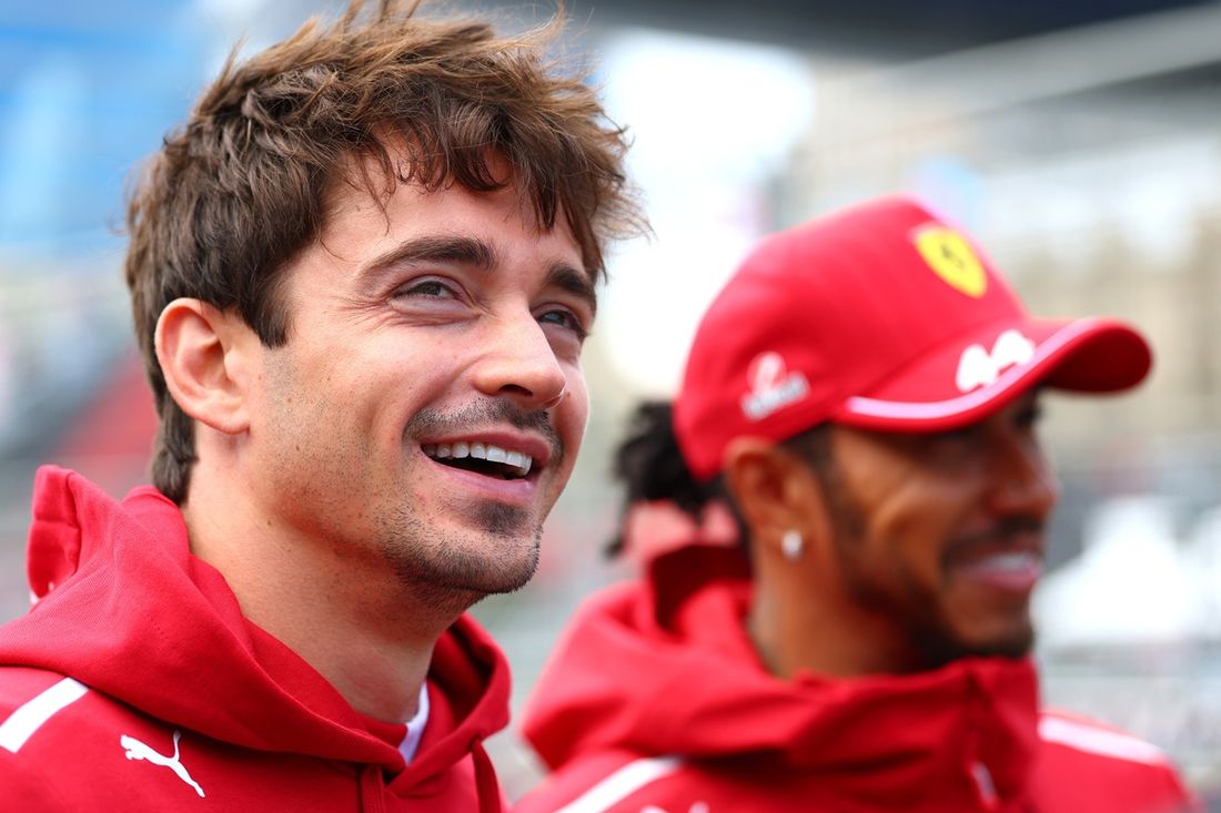 Charles Leclerc, Ferrari, Lewis Hamilton