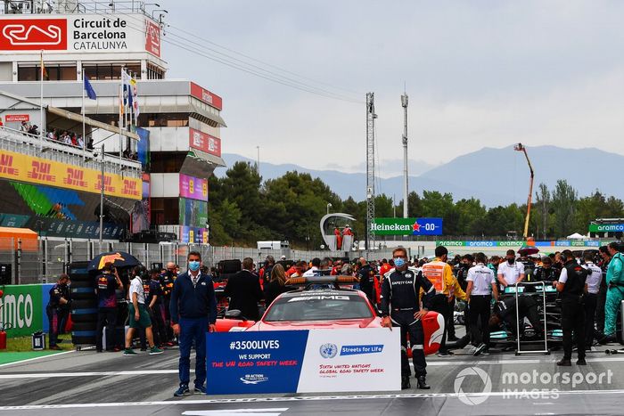 Campaña de seguridad vial de la FIA en la parrilla