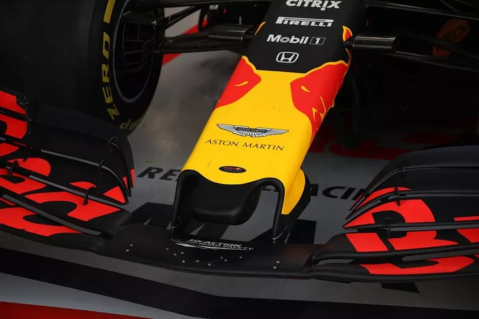 Detalle del alerón del Red Bull Racing RB15