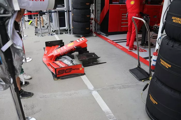Alerón delantero del Ferrari SF90