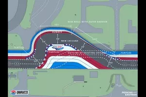 Charlotte Motor Speedway Back Straight Chicane Diagram
