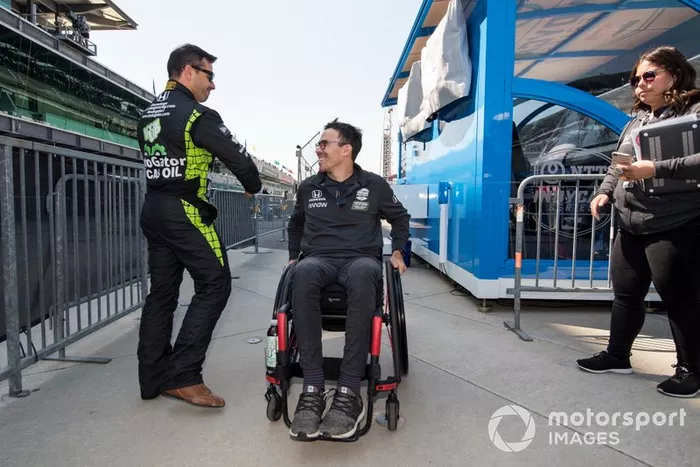 Robert Wickens após o acidente