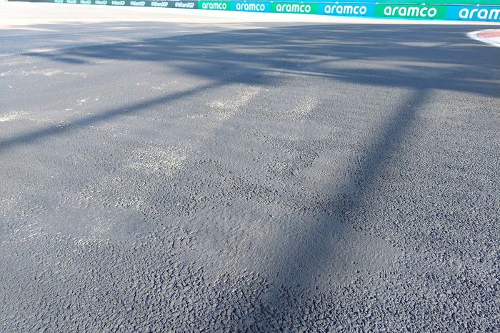 Turn 17 track repair detail