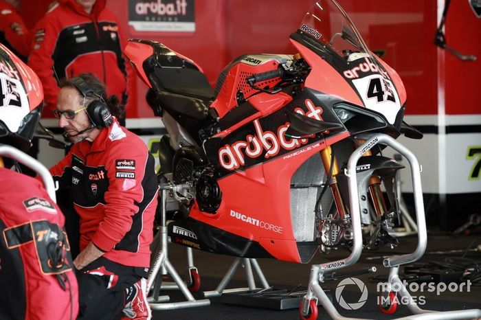 La moto de Scott Redding, Aruba.it Racing Ducati