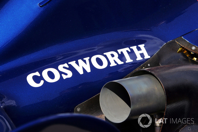 Logo Cosworth sur la Williams FW28