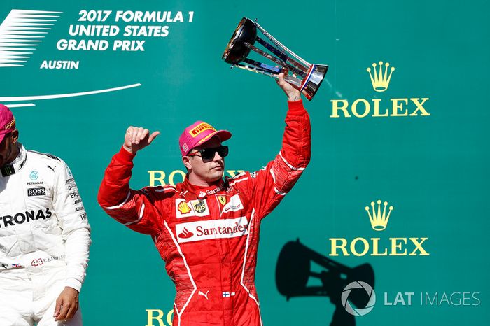 Tercer lugar, Kimi Raikkonen, Ferrari