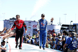 Mark Thompson, Phoenix Air Racing Ford Fusion, David Gilliland, RBR Enterprises Ford Fusion