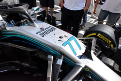 Vue détaillée de laMercedes AMG F1 W09