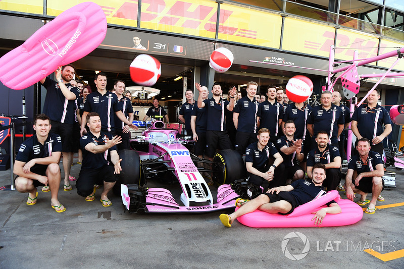 Force India announce Havaianas flip flops as a sponsor