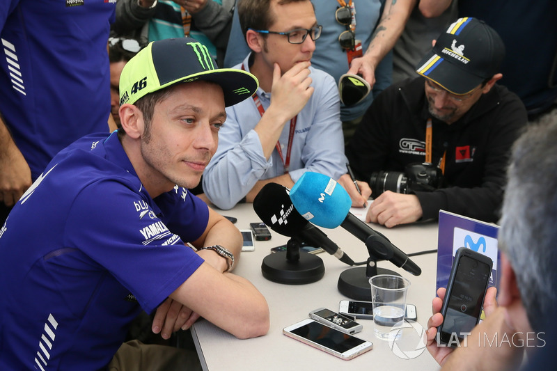 Valentino Rossi, Yamaha Factory Racing, conferencia de prensa