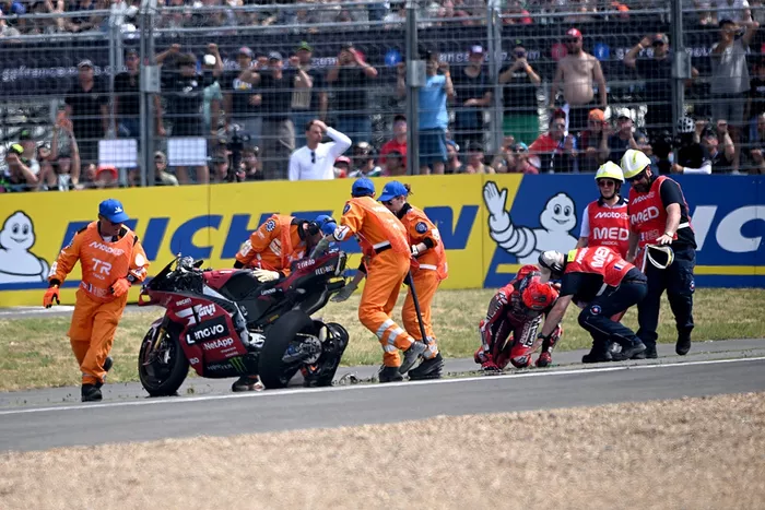 Marc Marquez, Ducati Team crash