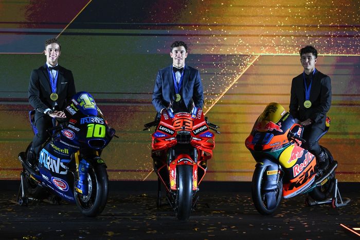 Marc Márquez, Ducati Team, José Antonio Rueda, Red Bull KTM Ajo, Diogo Moreira, Italtrans Racing Team