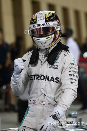 Polesitter Lewis Hamilton, Mercedes AMG F1 Team