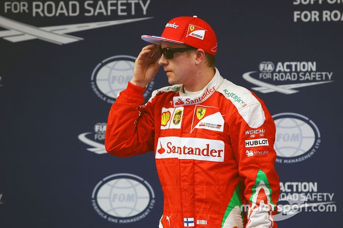 Third place Kimi Raikkonen, Ferrari