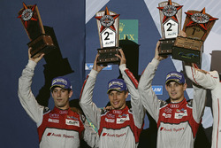 Podium: 2. Lucas di Grassi, Loic Duval, Oliver Jarvis, Audi Sport Team Joest