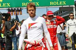 Sebastian Vettel, Ferrari in griglia