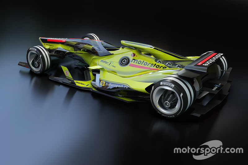 Designstudie: Formel 1 im Jahr 2030
