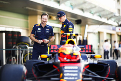 Christian Horner, director Red Bull Racing, Max Verstappen, Red Bull