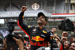 Daniel Ricciardo, Red Bull Racing, celebrates victory