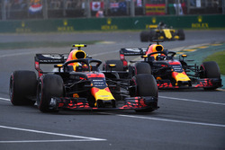 Max Verstappen, Red Bull Racing RB14 and Daniel Ricciardo, Red Bull Racing RB14