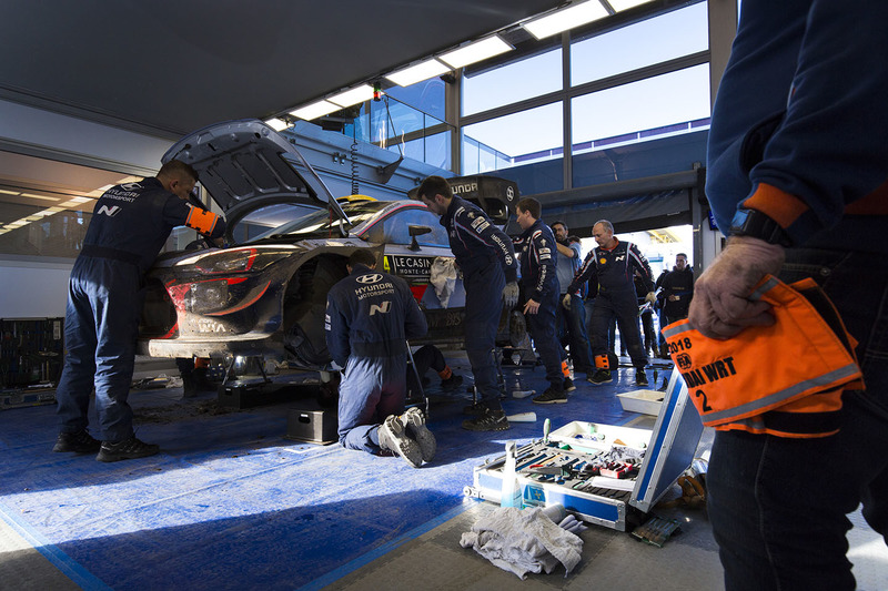 Área del equipo Hyundai Motorsport