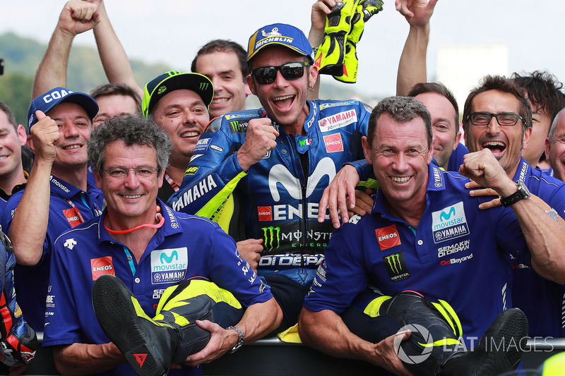 Il secondo classificato Valentino Rossi, Yamaha Factory Racing