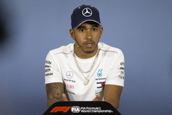 Lewis Hamilton, Mercedes-AMG F1, nella conferenza stampa