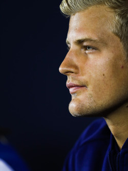 Marcus Ericsson, Sauber, in the press conference