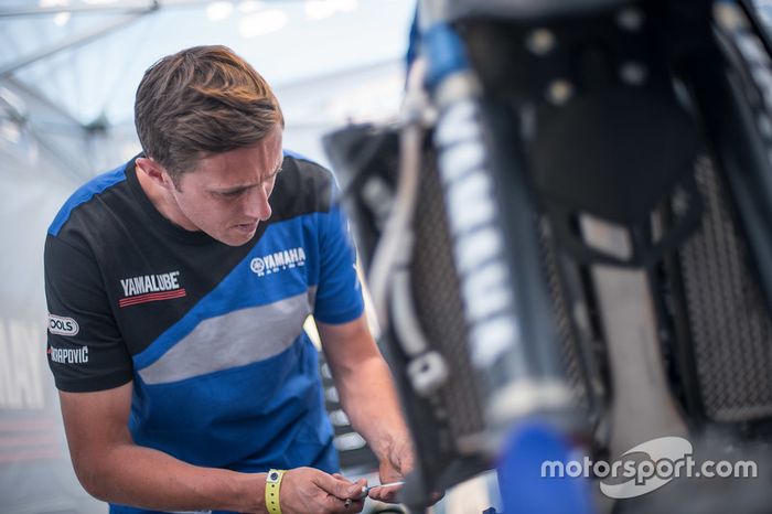 Mecánico de Yamaha Official Rally Team