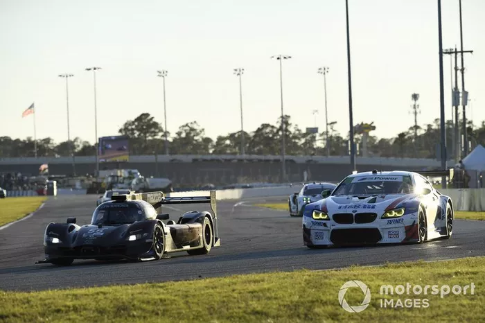 #55 Mazda Team Joest Mazda DPi, DPi: Jonathan Bomarito, Harry Tincknell, Ryan Hunter-Reay, #96 Turner Motorsport BMW M6 GT3, GTD: Robby Foley III, Jens Klingmann, Bill Auberlen, Dillon Machavern