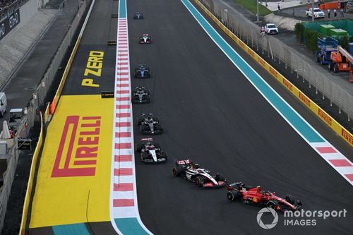 Carlos Sainz, Ferrari SF-23, Nico Hulkenberg, Haas VF-23, Daniel Ricciardo, AlphaTauri AT04, Valtteri Bottas, Alfa Romeo C43. 