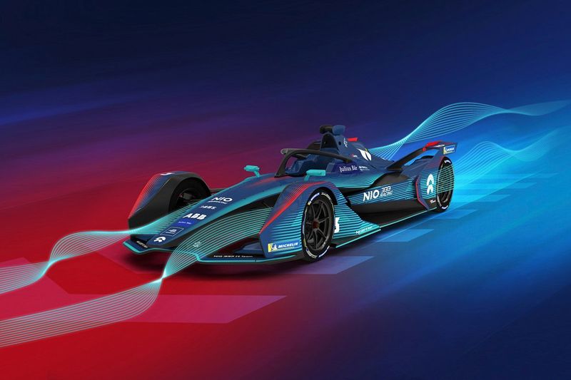 2021-2022 NIO 333 Formula E car