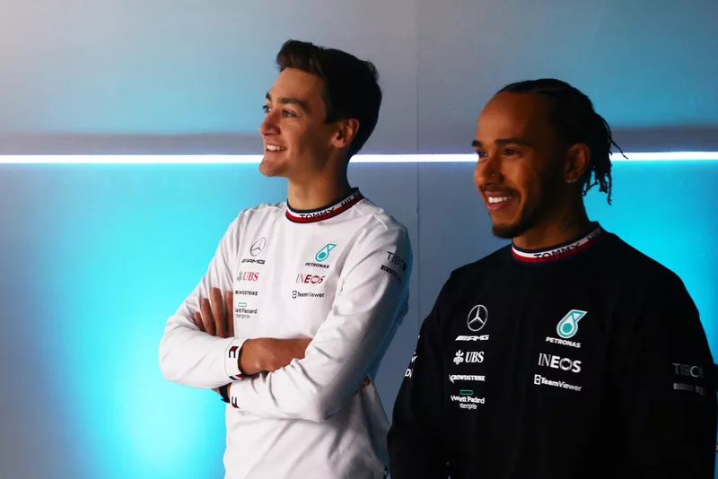 George Russell, Lewis Hamilton, Mercedes