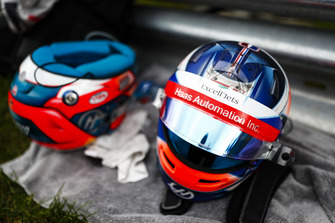Le casque de Romain Grosjean, Haas F1 Team