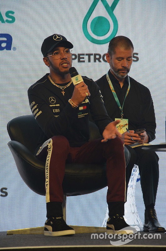 Lewis Hamilton em São Paulo