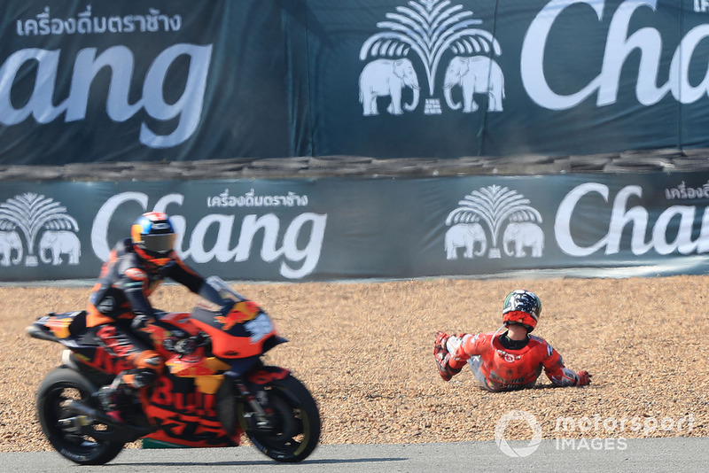 Jorge Lorenzo, Ducati Team después de la caída