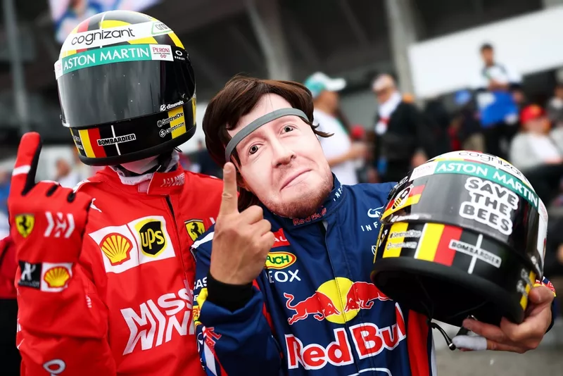 Les fans sur le circuit