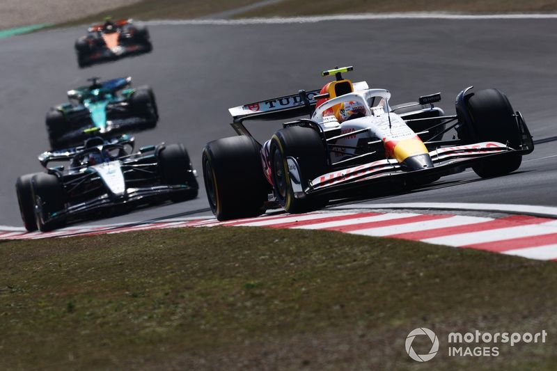 Lance Stroll, Aston Martin Racing, Yuki Tsunoda, RB F1 Team, Andrea Kimi Antonelli, Mercedes