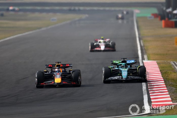 Max Verstappen, Red Bull Racing, Lance Stroll, Aston Martin Racing