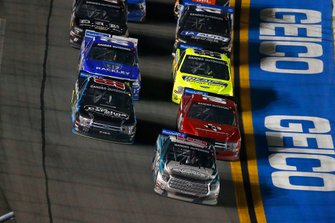 Austin Hill, Hattori Racing Enterprises, Toyota Tundra CHIBA Toyopet, Cory Roper, Roper Racing, Ford F-150 and Ben Rhodes, ThorSport Racing, Ford F-150