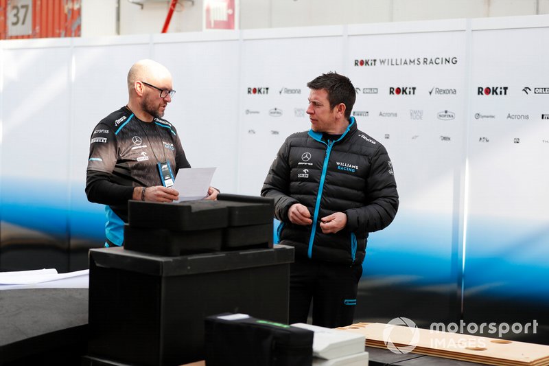 Mécaniciens et matériel de Williams Racing