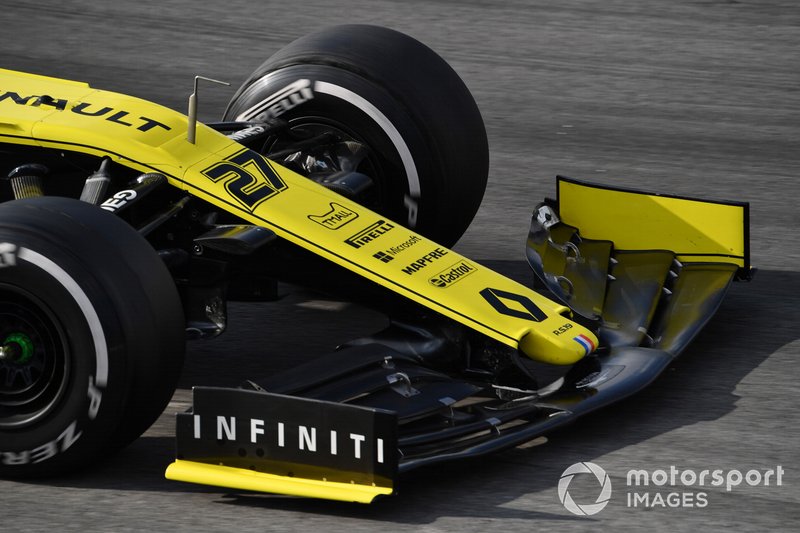 Renault F1 Team R.S. 19 burun detay
