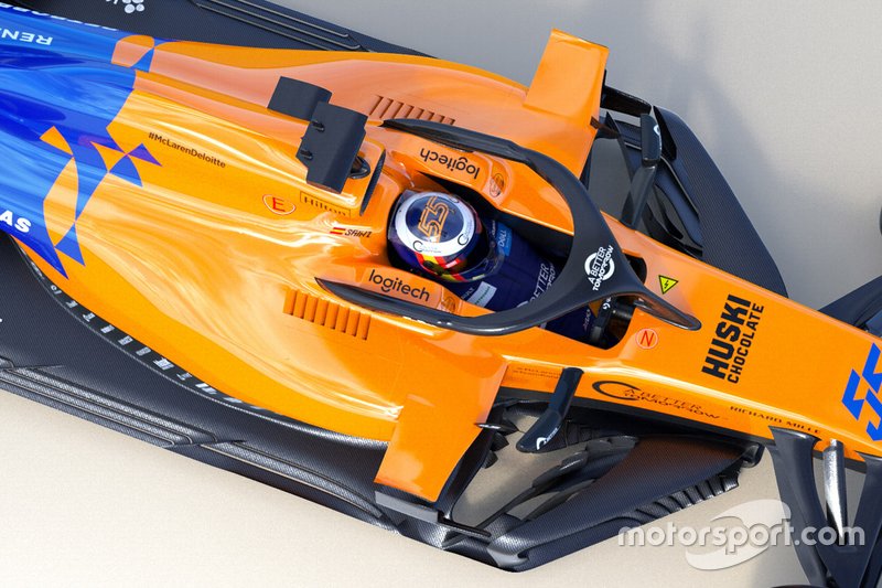 Detalle del McLaren MCL34