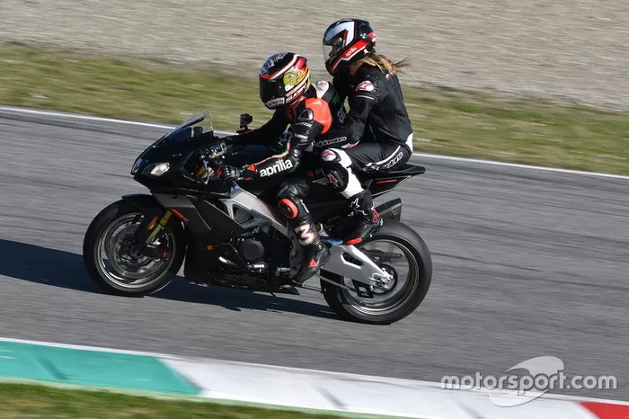 Max Biaggi y Vera Spadini