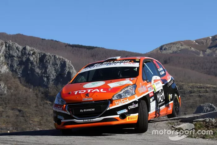 Davide Nicelli, Alessandro Mattioda, Peugeot 208 R2 #28, La Superba 