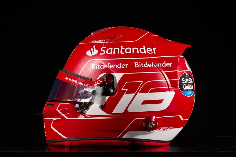 Helmet Charles Leclerc, Ferrari