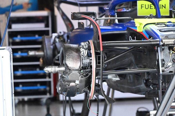 Detalle técnico del Williams FW45