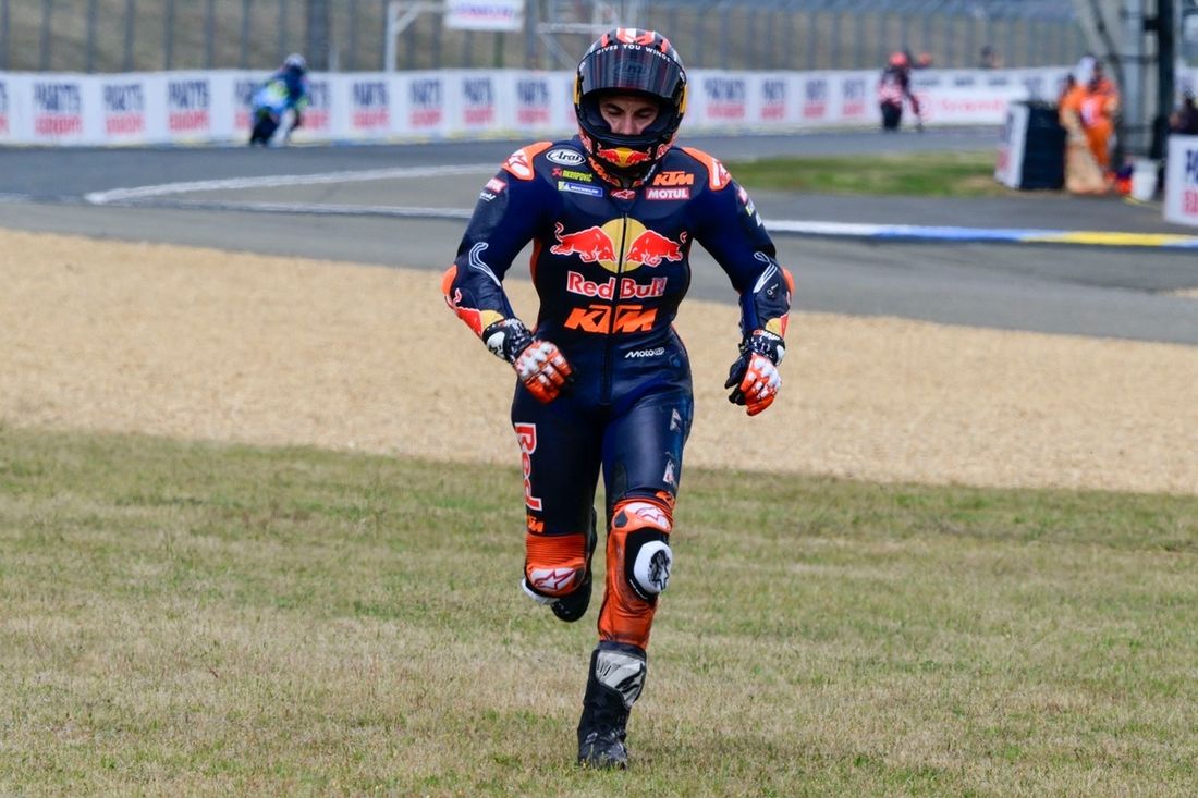Maverick Vinales, wypadek Red Bull KTM Tech 3