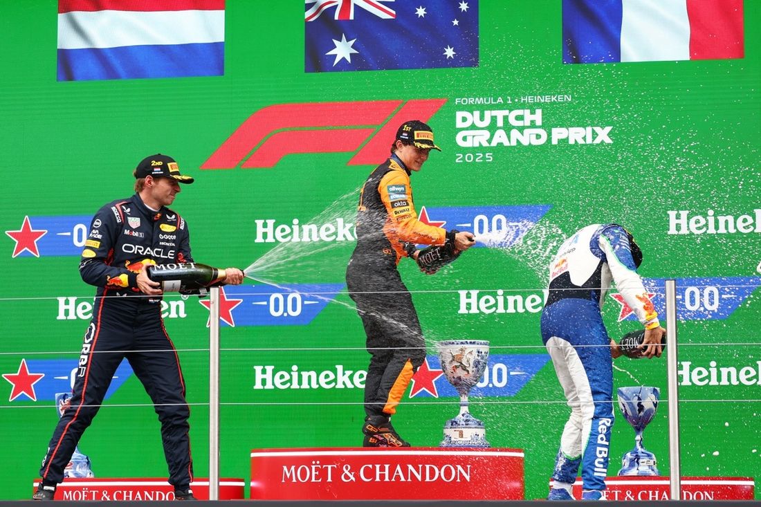 Oscar Piastri, McLaren, Max Verstappen, Red Bull Racing, Isack Hadjar, Racing Bulls Team