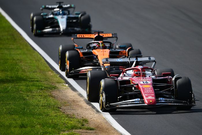 Charles Leclerc, Ferrari, Oscar Piastri, McLaren, George Russell, Mercedes